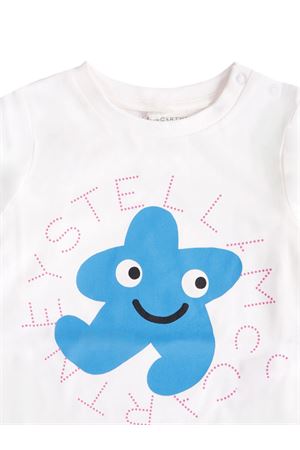 tshirt in cotone bianco STELLA McCARTNEY KIDS | TX8100Z0434101